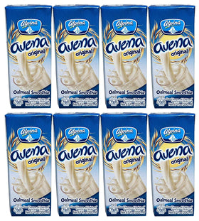 Alpina Avena Original 8-pack packaging, convenient multi-serve option for families.