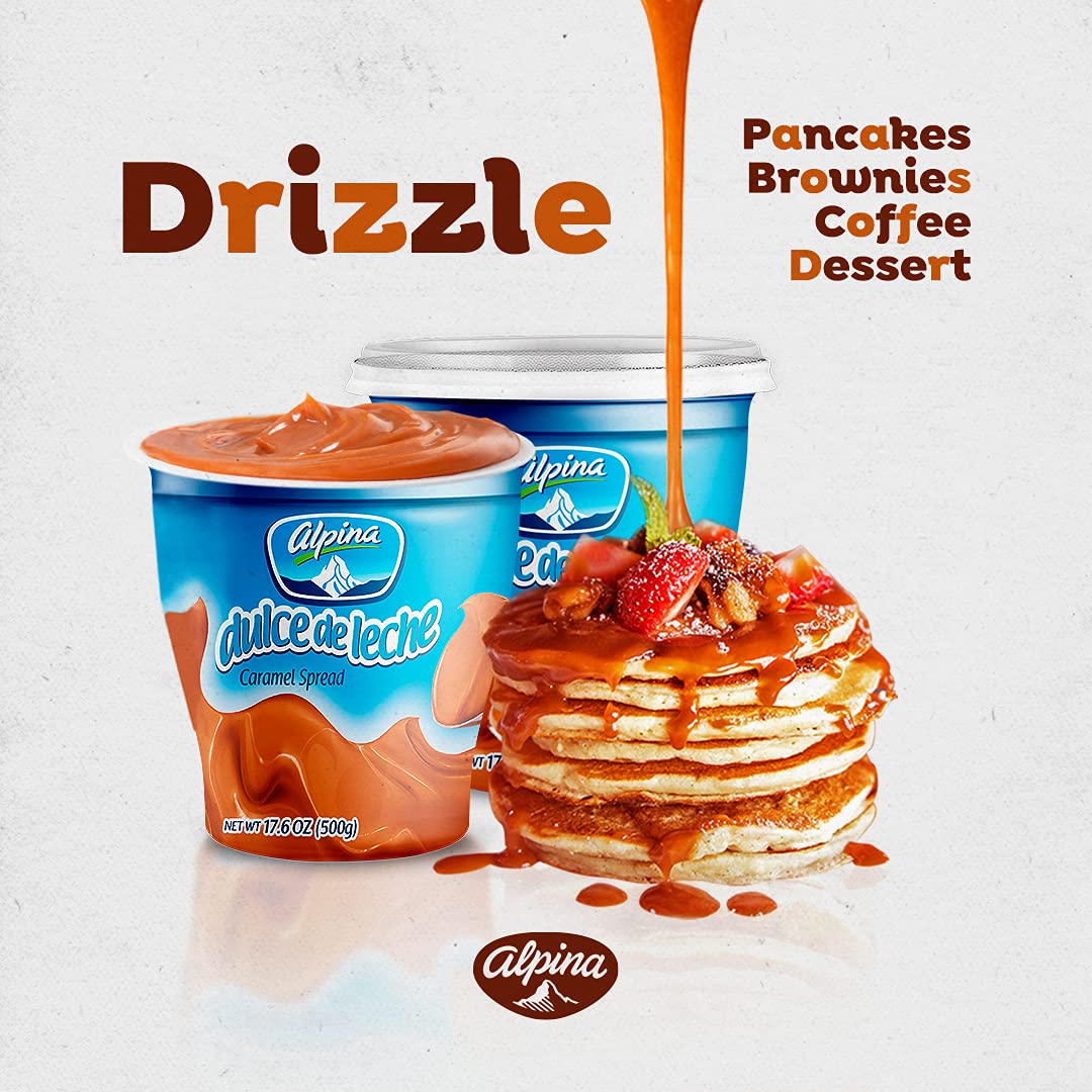 Alpina Dulce de Leche on apples offers ready dip and snack.