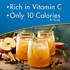 Alpine apple cider smoothie with vanilla yogurt for a refreshing breakfast.