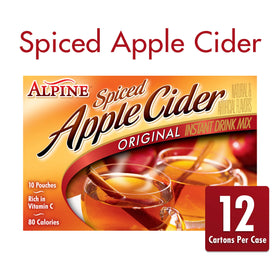 Warm Alpine spiced apple cider in a mug showing cozy comfort.