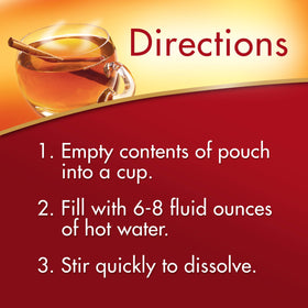 Alpine spiced cider smoothie preparation with ingredients blend.