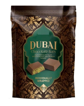 AL.R@ZY Dubai Chocolate Bars cross-section showing pistachios and kadayif for a crunchy, indulgent bite.