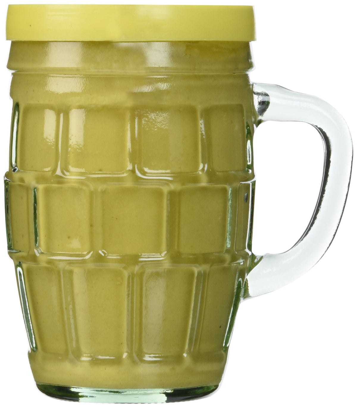 Alstertor Düsseldorf-style mustard in a beer mug, ideal for authentic German flavors and tastings