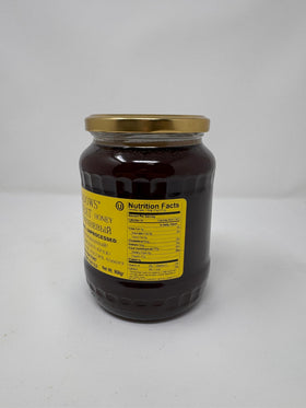 Altay Meadows Buckwheat Honey on yogurt for texture