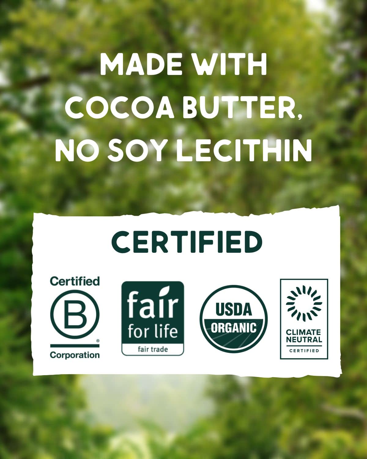 Alter Eco Organic Fair Trade label signals ethical sourcing and quality.