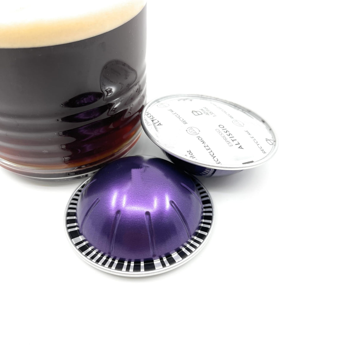 Altissio single-serve cup delivers a smooth, intense 40ml espresso.