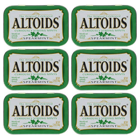 Altoids Curiously Strong Mints six-tin pack for on-the-go freshness