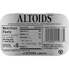 ALTOIDS Holiday party size tins ready to share at gatherings