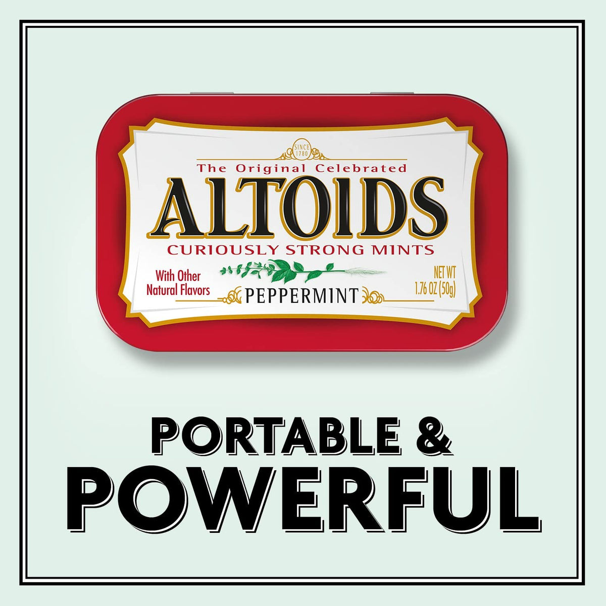 ALTOIDS Mints on table offer quick breath refreshment between meetings