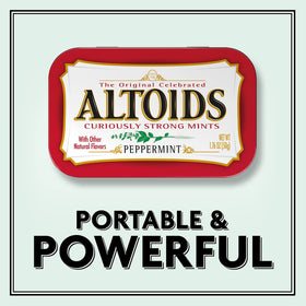 ALTOIDS Mints on table offer quick breath refreshment between meetings