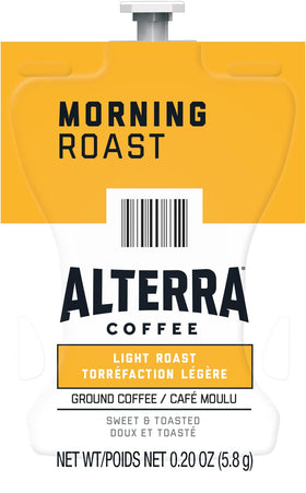 Altterra Morning Roast Freshpacks aroma-steam cup highlights inviting morning aroma in every brew.