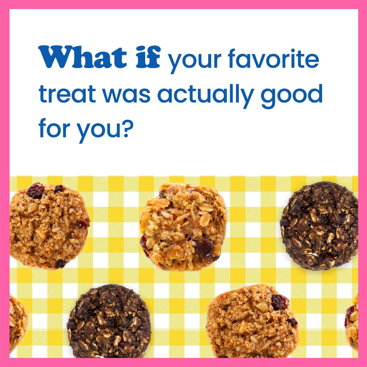 Alyssa's Gluten Free Oatmeal Cookies nutrition panel highlights high fiber and no sugar added.
