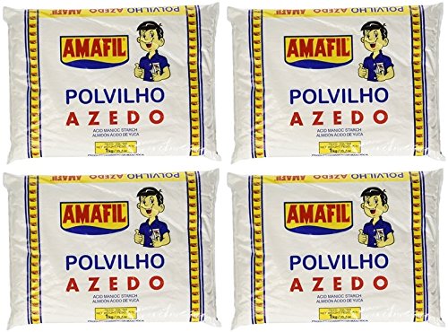 Amafil Sour Manioc Starch 1kg pack front view ideal for gluten-free batter prep