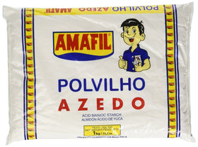 Amafil Sour Manioc Starch 1kg pack side view showing four-pack packaging