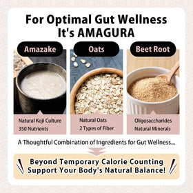 AMAGURA gluten-free label communicates allergy-friendly indulgence