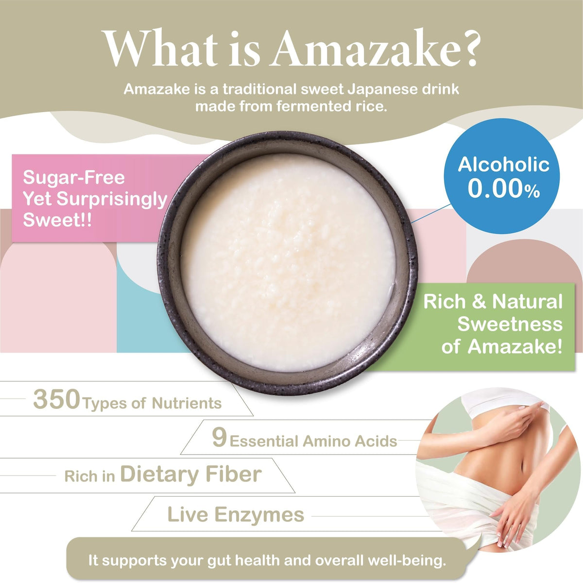 AMAGURA pack with vegan labeling emphasizes plant-based, dairy-free comfort.