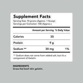 AMANDEAN Gelatin powder adds to coffee or tea for a protein boost