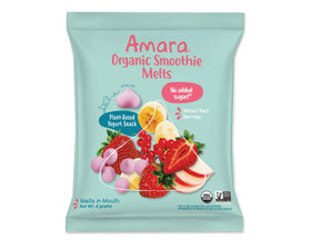 Amara Organic Smoothie Melts for toddlers with melt-in-mouth texture