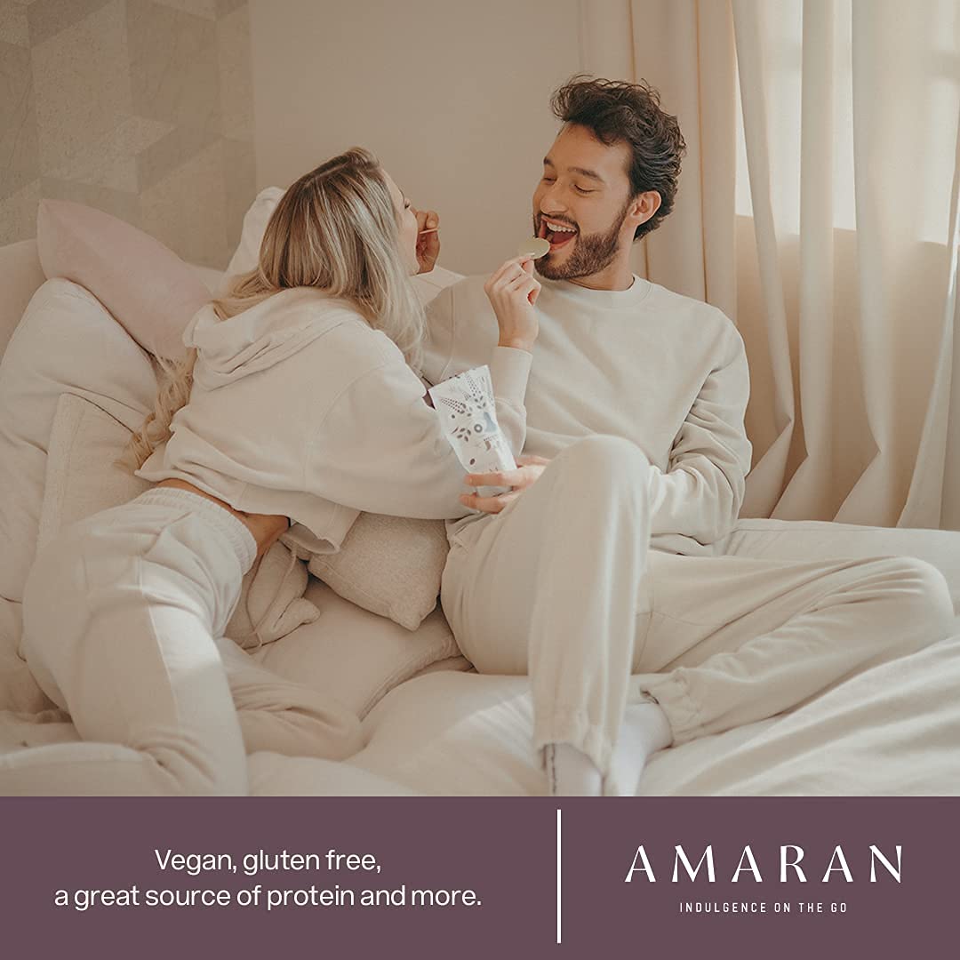 AMARAN Organic Amaranth Wafer Thins vegan kosher badge visible for plant-based diets.