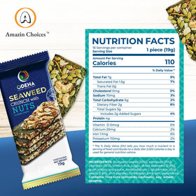 Individually wrapped Amazin Choices snack bars for easy portability