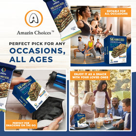 Amazin Choices Seaweed Crunch bars in an office breakroom