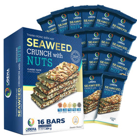 Amazin Choices Seaweed Crunch Bars pack for on-the-go office snacking