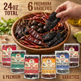 Amazing Chiles ancho peppers deliver mild, fruity heat ideal for stews.