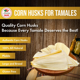 Amazing Chiles & Spices bulk tamale wrappers for traditional cooking at home.