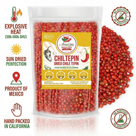 Amazing Chiles & Spices pantry shot emphasizes easy spice access.