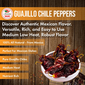 Amazing Chiles & Spices guajillo chiles in mason jar, ready to spice authentic Mexican dishes.