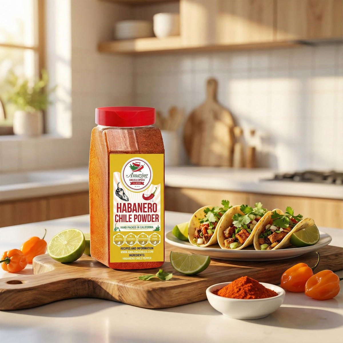 Amazing Chiles & Spices habanero powder bulk purchase ready-to-use in busy kitchens