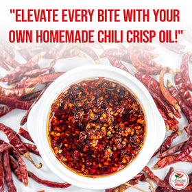 Amazing Chiles Sichuan chili flakes in resealable bag keeps flavor fresh.