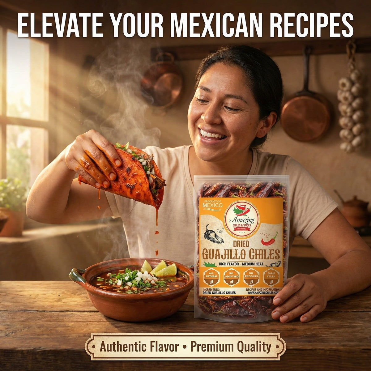 All six varieties ready to elevate salsas, stews, and marinades.