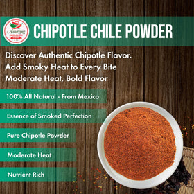 Amazing Chiles & Spices Chipotle powder ready to sprinkle on steaks and ribs