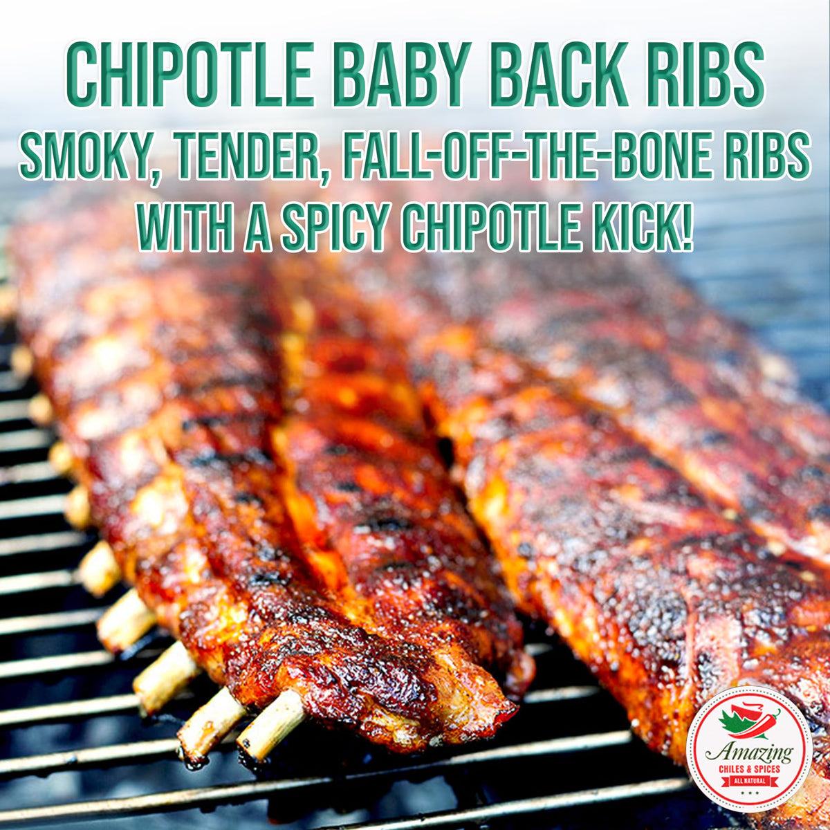 Bottle labeled Amazing Chiles & Spices enhances salsa and marinade depth