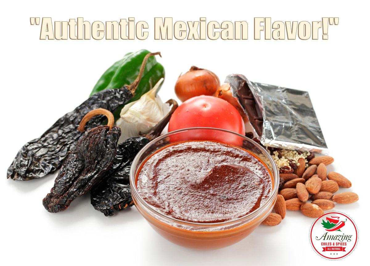 Amazing Chiles & Spices enchiladas with ancho chiles flavor