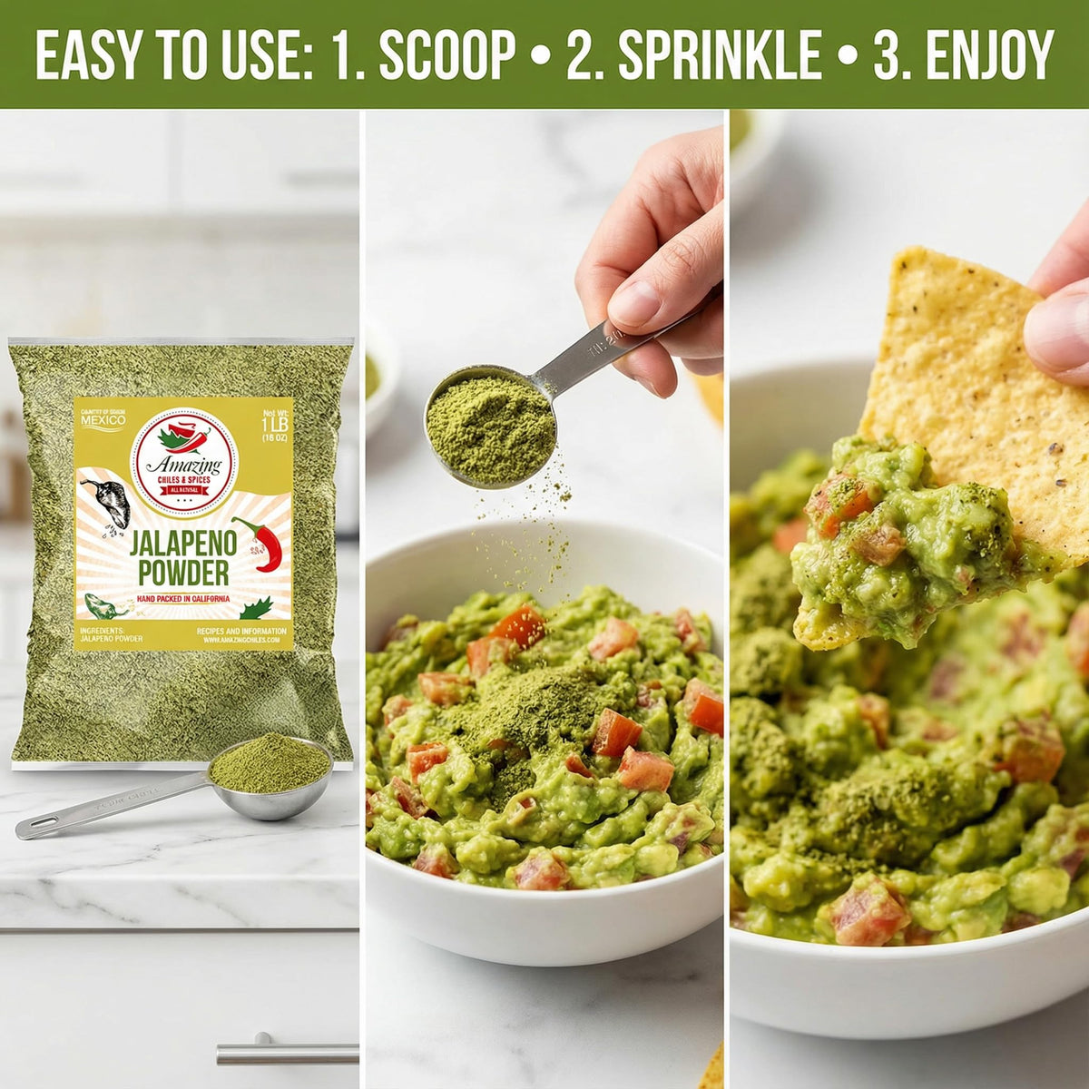Taco-dish presentation reveals depth from jalapeño seasoning in toppings.