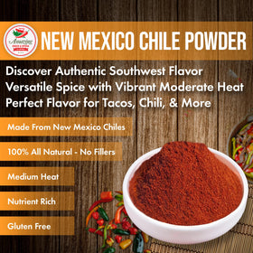 Amazing Chiles & Spices New Mexico Chili Powder texture blends evenly into soups.