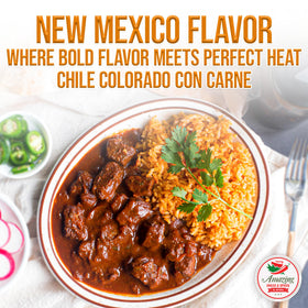 Salsa bowl with Amazing Chiles & Spices New Mexico Chili Powder aroma enhances color.