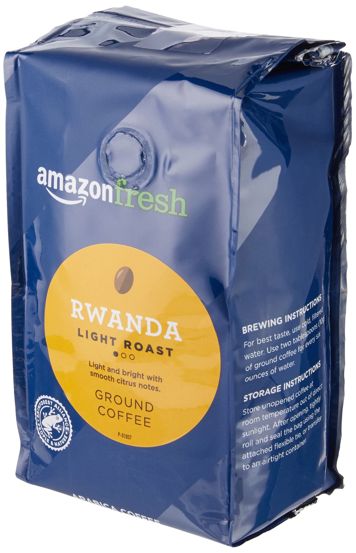 Amazon Fresh 100% Arabica beans ideal for a smooth morning cup.