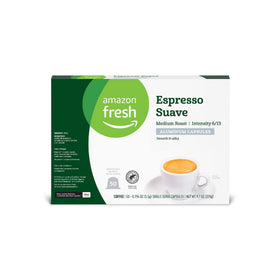 Amazon Fresh Belgium-made capsules ensure consistent flavor and quality.