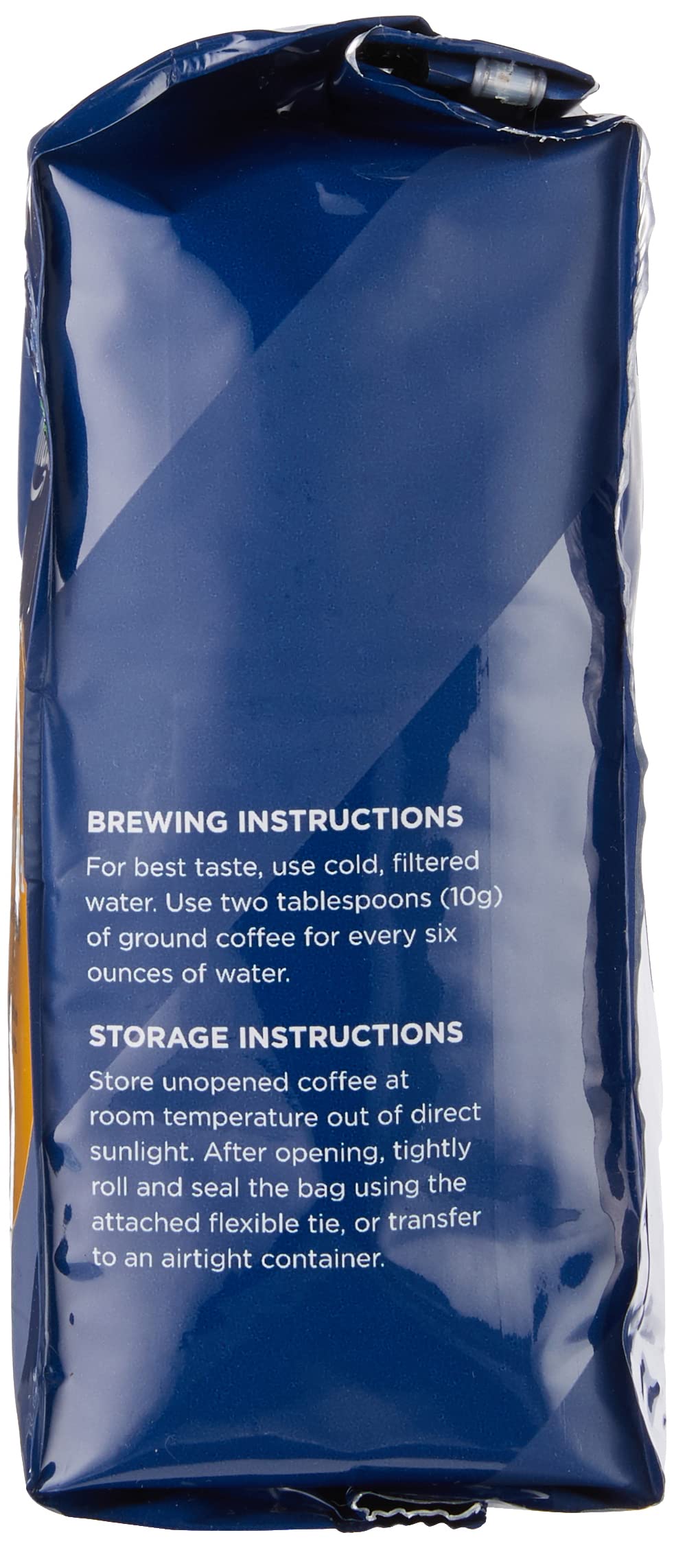 Amazon Fresh packaging highlights brand quality and convenience.