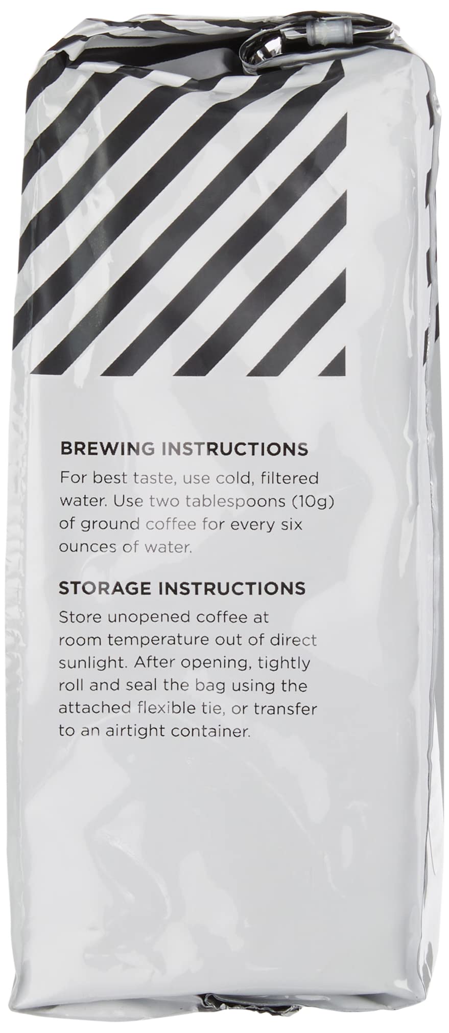 Brewing setup with Amazon Fresh decaf Colombia signals simple prep.