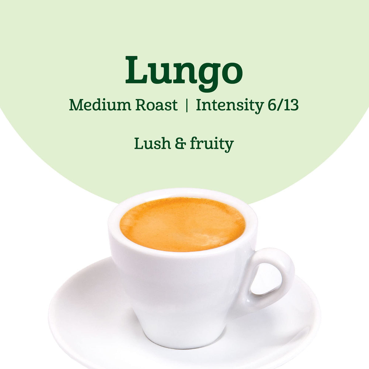 Amazon Fresh Espresso Lungo aluminum capsules close-up showing premium capsule design.