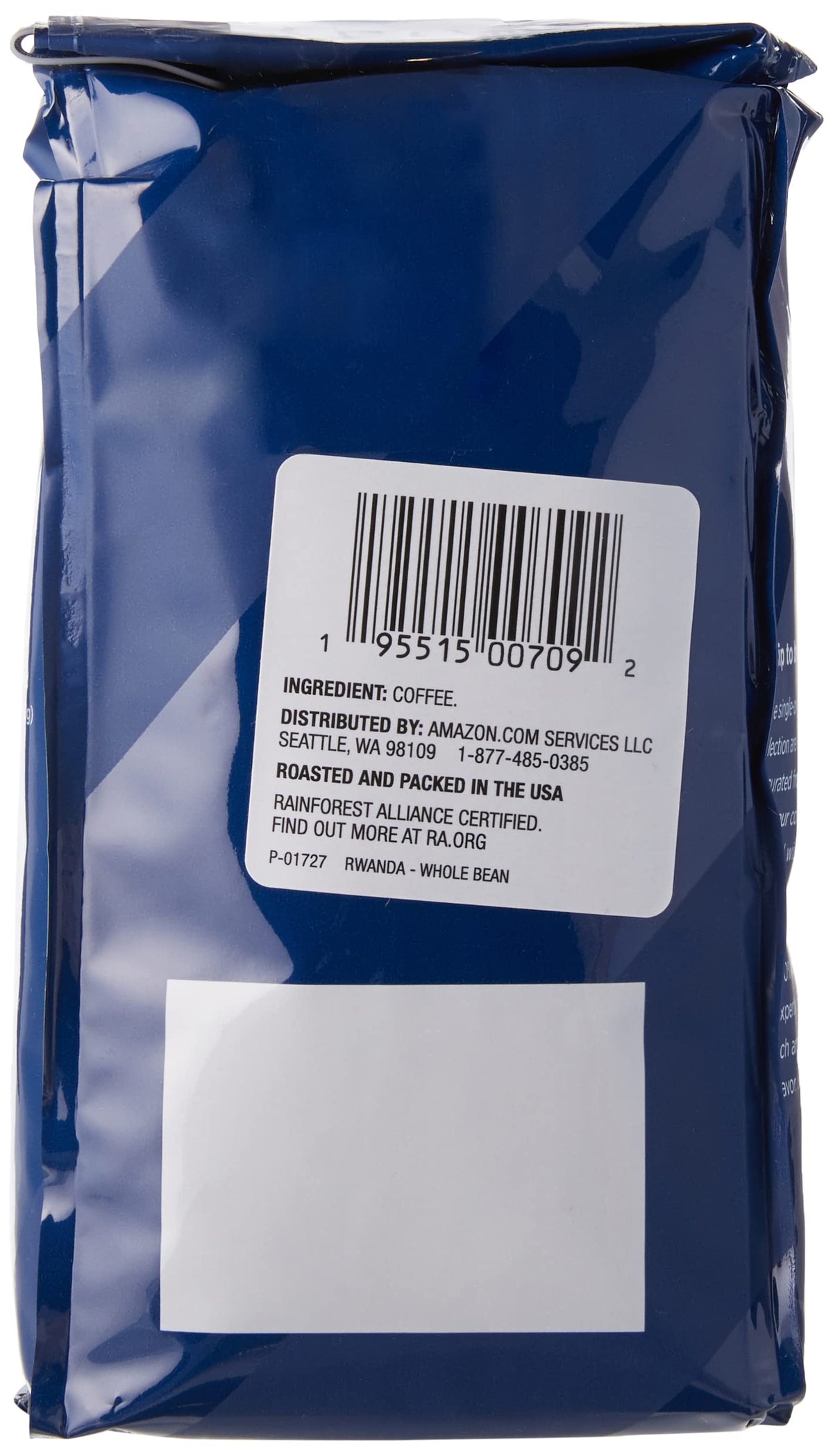 Amazon Fresh Rwanda whole beans; premium Arabica from Rwanda for a clean cup.