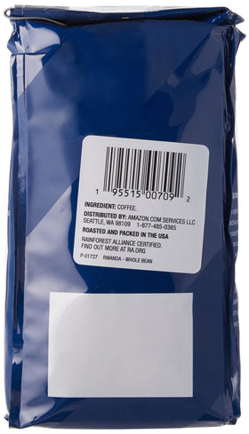 Amazon Fresh Rwanda whole beans; premium Arabica from Rwanda for a clean cup.