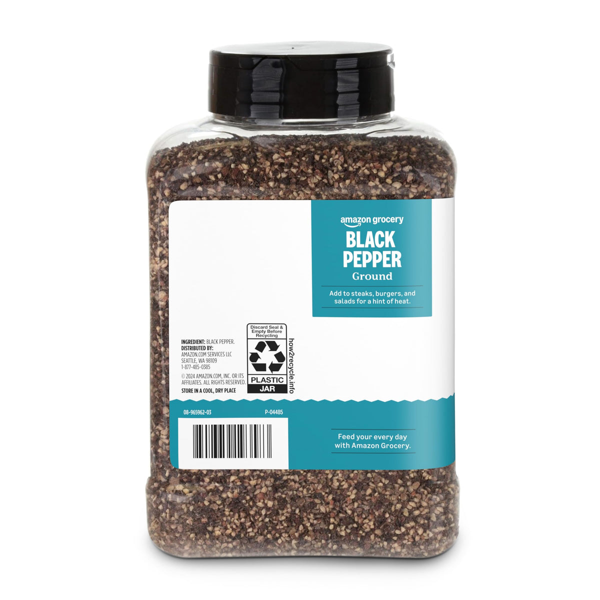 Amazon Grocery ground black pepper on a steak enhances savory crust