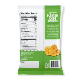 Amazon Grocery plantain chips snack-bags-open highlighting crisp texture ideal for sharing