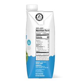 Chilled Amazon Grocery Coconut Water bottle ready for quick post-workout refreshment
