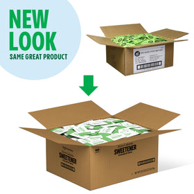 Amazon Grocery stevia-erythritol blend packets laid out for quick sweetness in daily drinks.